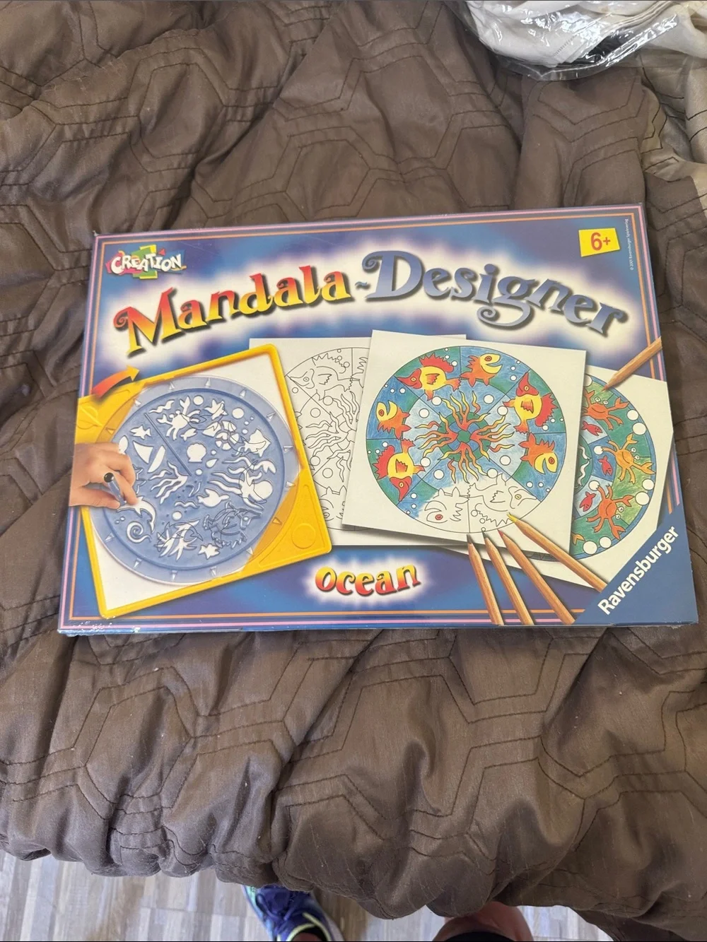 Ravensburger Mandala Designer Ocean Art Set - Blue, Yellow, Red
